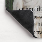 Inspirerend SOCRATES-citaat Muismat (Hoek)