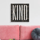 Inspirerend Soort Woord Kunst Rustiek 4 Letters Canvas Afdruk (Insitu (Woonkamer))