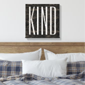Inspirerend Soort Woord Kunst Rustiek 4 Letters Canvas Afdruk (Insitu (Slaapkamer))
