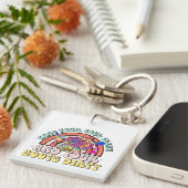 Inspirerend Soul Clean Wordart Sleutelhanger (Voorkant Rechts)