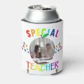 Inspirerend speciale leraar foto blikjeskoeler (Blikje Achterkant)