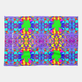 Inspirerend spiegeleffect abstract kunstpatroon theedoek