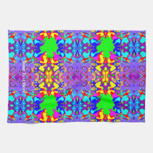 Inspirerend spiegeleffect abstract kunstpatroon theedoek
