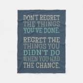 Inspirerend SPIJT fleece deken (Voorkant)