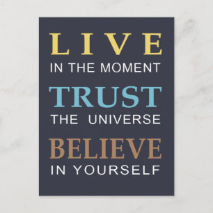 Inspirerend Spiritueel bericht Briefkaart