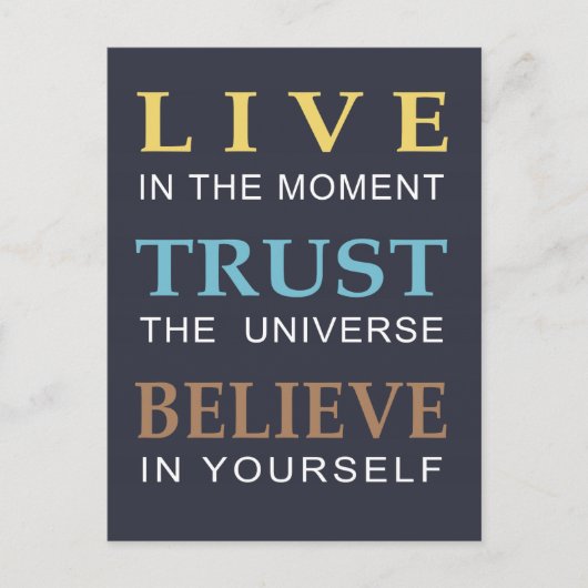 Inspirerend Spiritueel bericht Briefkaart (Voorkant)