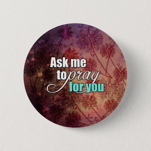 Inspirerend Spiritueel Christelijk gebed Ronde Button 5,7 Cm (Voorkant)