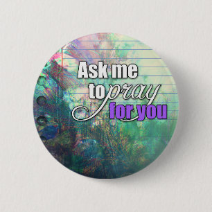 Inspirerend Spiritueel Christelijk gebed Ronde Button 5,7 Cm