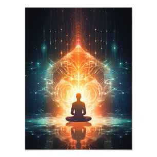 Inspirerend Spiritueel ontwaken Foto Afdruk