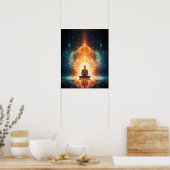 Inspirerend Spiritueel ontwaken Poster (Keuken)