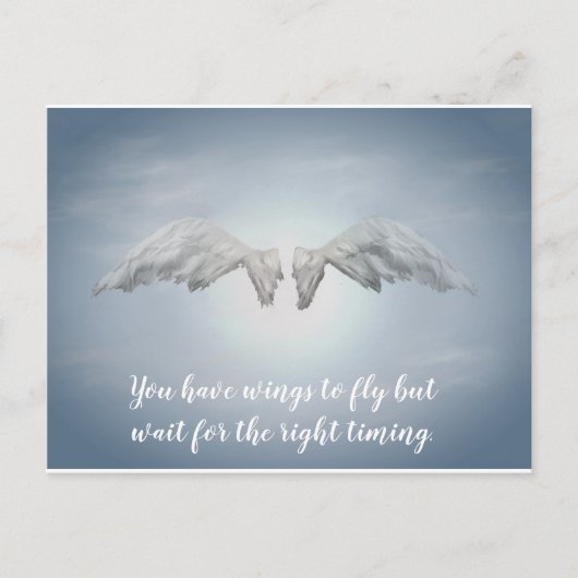 Inspirerend spirituele angel Post-kaarten Briefkaart (Voorkant)