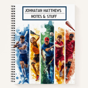 Inspirerend sport thema Notitieboek