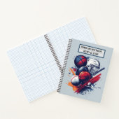 Inspirerend sport thema Notitieboek (Binnen)