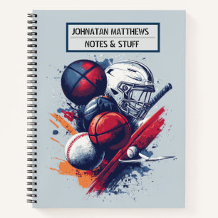 Inspirerend sport thema Notitieboek