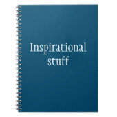 Inspirerend spul notitieboek (Voorkant)