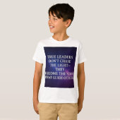 Inspirerend Star Quote Wall Art T-shirt (Voorkant volledig)