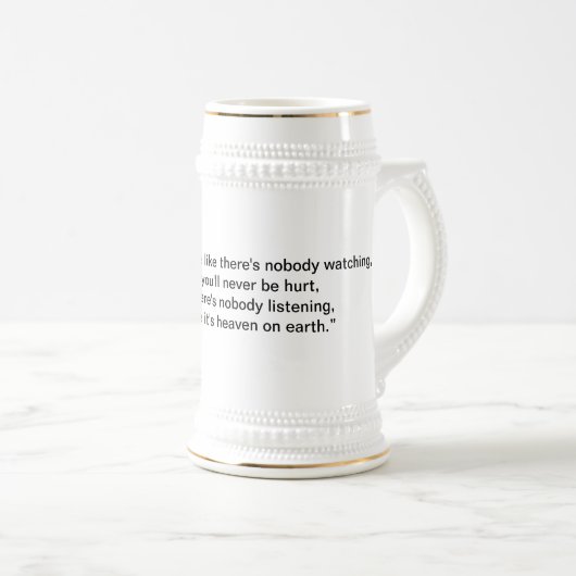 Inspirerend Stein Bierpul (Voorkant rechts)