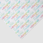 INSPIREREND STEL JE DE MOGELIJKHEDEN GEZEGDE TISSUEPAPIER (Detail)