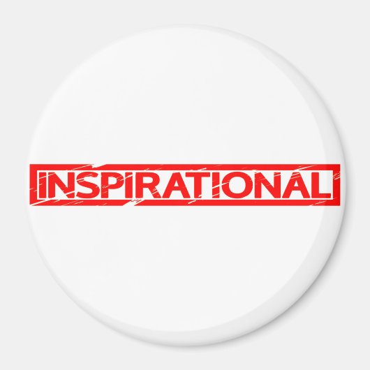 Inspirerend stempel magneet (Voorkant)
