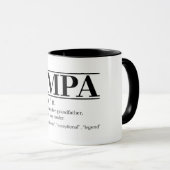 Inspirerend stepdad-definitie mok (Voorkant rechts)