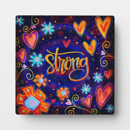 Inspirerend Sterke Moderne Inspirivity Ezel Fotoplaat (Voorkant)