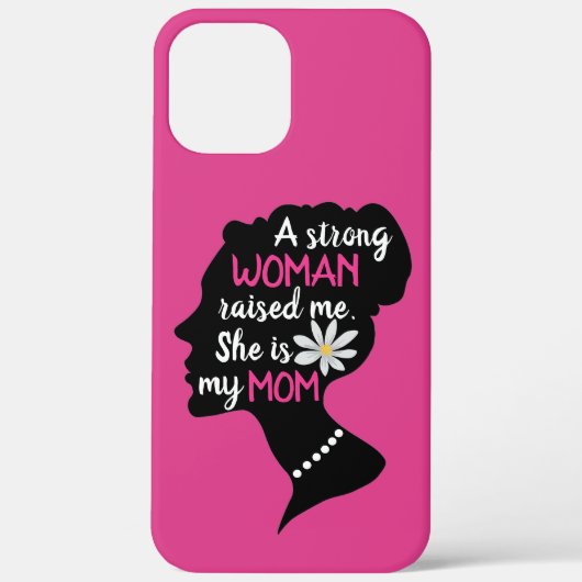 Inspirerend Sterke Vrouw Roze Moederdag Case-Mate iPhone Case (Achterkant)