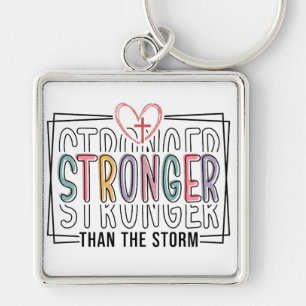 Inspirerend Sterker Dan De Storm Sleutelhanger