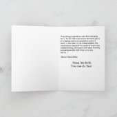 Inspirerend steun voor bevalling nieuw iets kaart (Binnen)