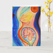 Inspirerend steun voor bevalling nieuw iets kaart (Gele Bloem)