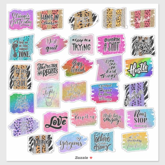 Inspirerend sticker pack (Vel)