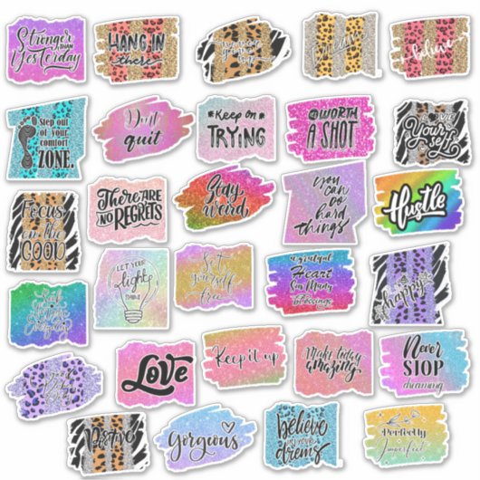 Inspirerend sticker pack (Voorkant)