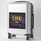 Inspirerend Sticker van reisofferte. (Koffer)