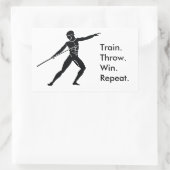 Inspirerend Stickers van de Athleense sport (Tas)