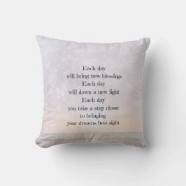 Inspirerend stimulerende gemoedkunst kussen