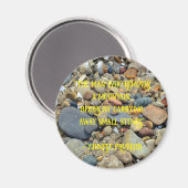Inspirerend Stones Magnet (Voorkant / Achterkant)