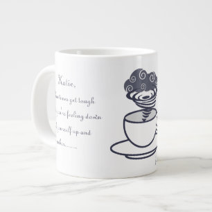 Inspirerend storm in een mok van de teacup