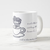 Inspirerend storm in een mok van de teacup (Voorkant rechts)