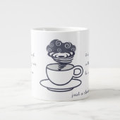 Inspirerend storm in een mok van de teacup (Voorkant)