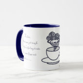 Inspirerend storm in een teacup mok (Voorkant links)