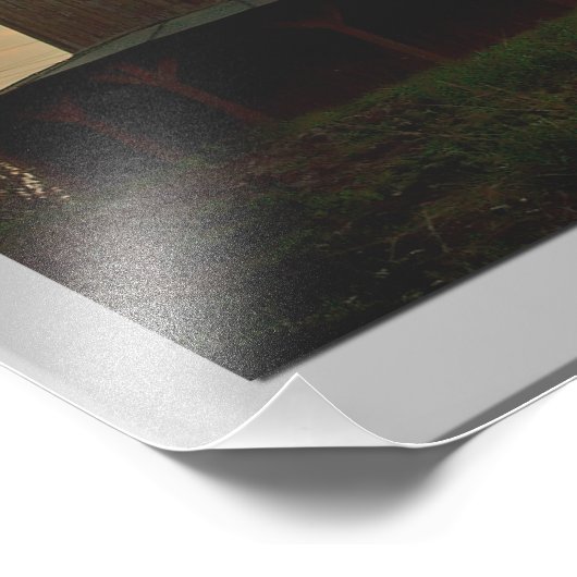 Inspirerend stralen foto afdruk (Hoek)