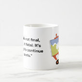 Inspirerend succes quote Coffee Mok (Center)