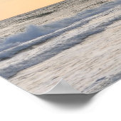 Inspirerend Sun Rays Paring Clouds Poster (Hoek)