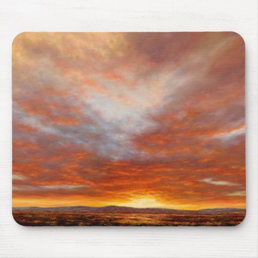 Inspirerend Sunrise Mousepad Muismat (Voorkant)