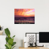 Inspirerend Sunset Emerson Poster (Thuiskantoor)