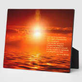 Inspirerend Sunset Oranje Golden Sky Zee Gold Fotoplaat (Zijkant)