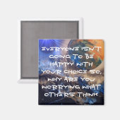 Inspirerend SUPERNOVA VIRTUE GALAXY Quotes Magneet (Voorkant / Achterkant)