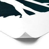 Inspirerend surfer Girl Poster (Hoek)