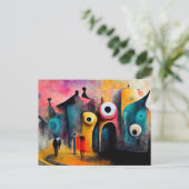 Inspirerend Surrealistische schilderijen Briefkaart (Staand voorkant)