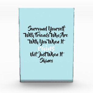 Inspirerend Surround Yourself Quote Photo Block Fotoblokken