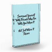 Inspirerend Surround Yourself Quote Photo Block Fotoblokken (Links)